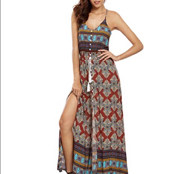 Dresses & Skirts - Gorgeous New Boho Maxi Dress!